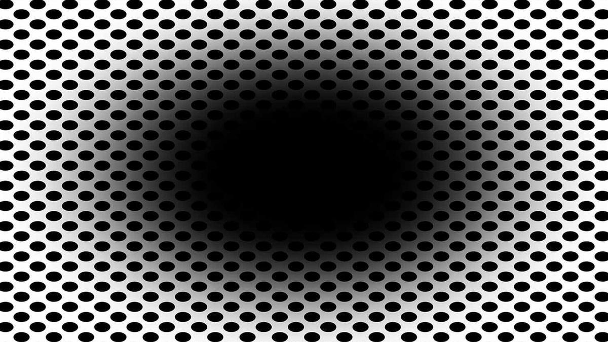 Este agujero que parece venir a por ti, en realidad es una ilusión óptica.