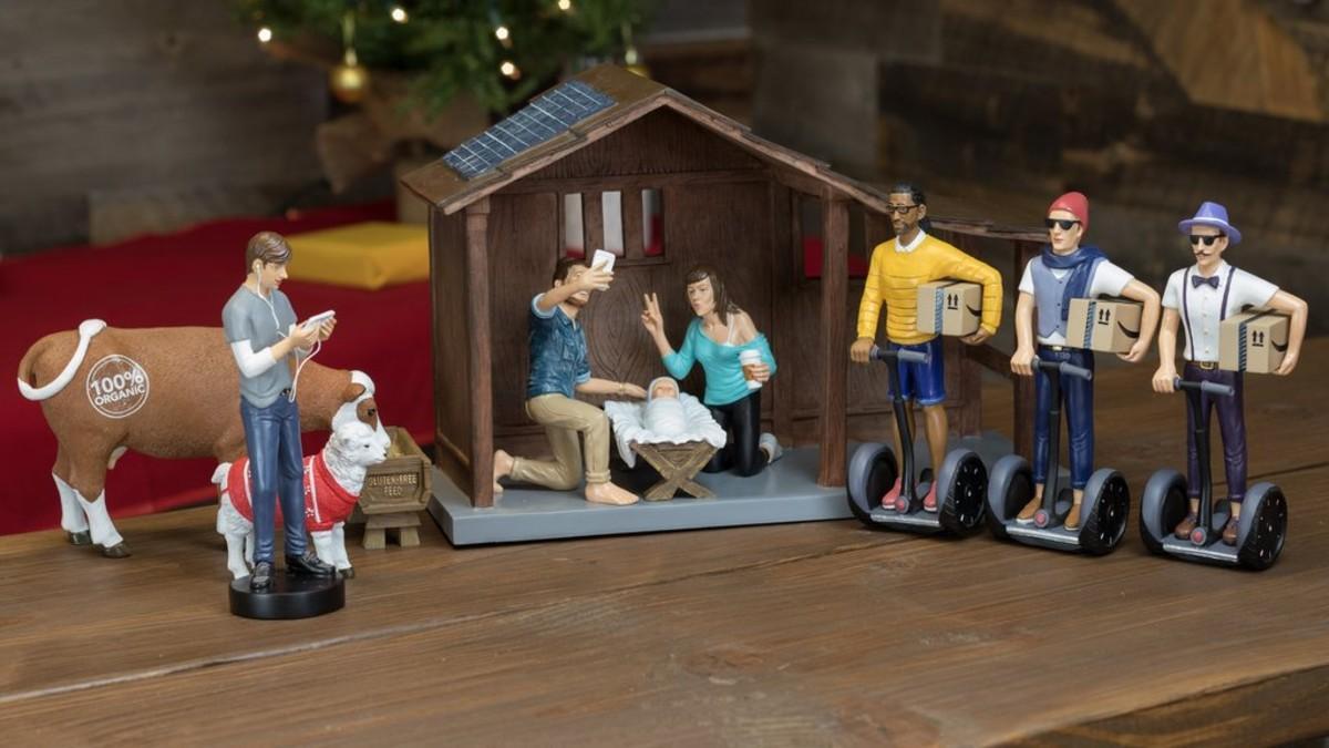 El pesebre hípster de Modern Nativity.