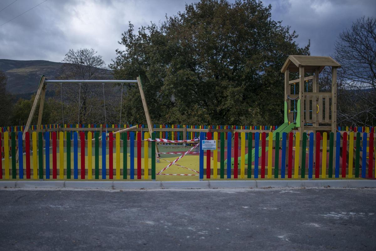 Una aldea de Ourense afectada por la despoblación.