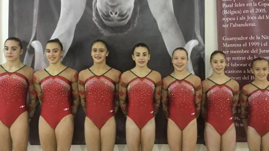 Equip de gimnàstica artística femenina de l&#039;Egiba