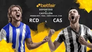 RC Deportivo vs. CD Castellón: horario, TV, estadísticas, clasificación y pronósticos