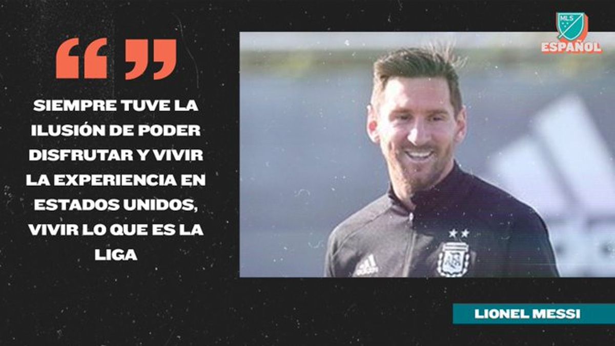 Este es el tuit que la MLS envió a Messi