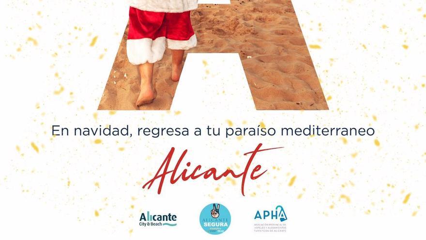 Uno de los carteles presentados esta mañana en Alicante