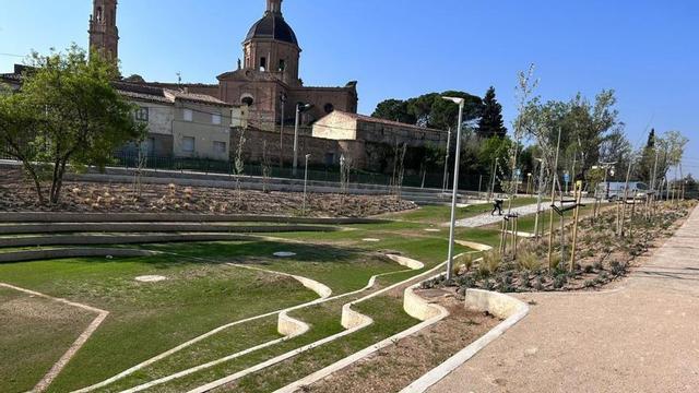 El Jardín del Monasterio rompe con el concepto tradicional de parque urbano.