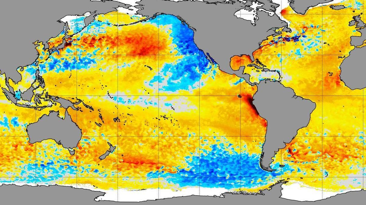 Mapa sobre el fenómeno 'El Niño'
