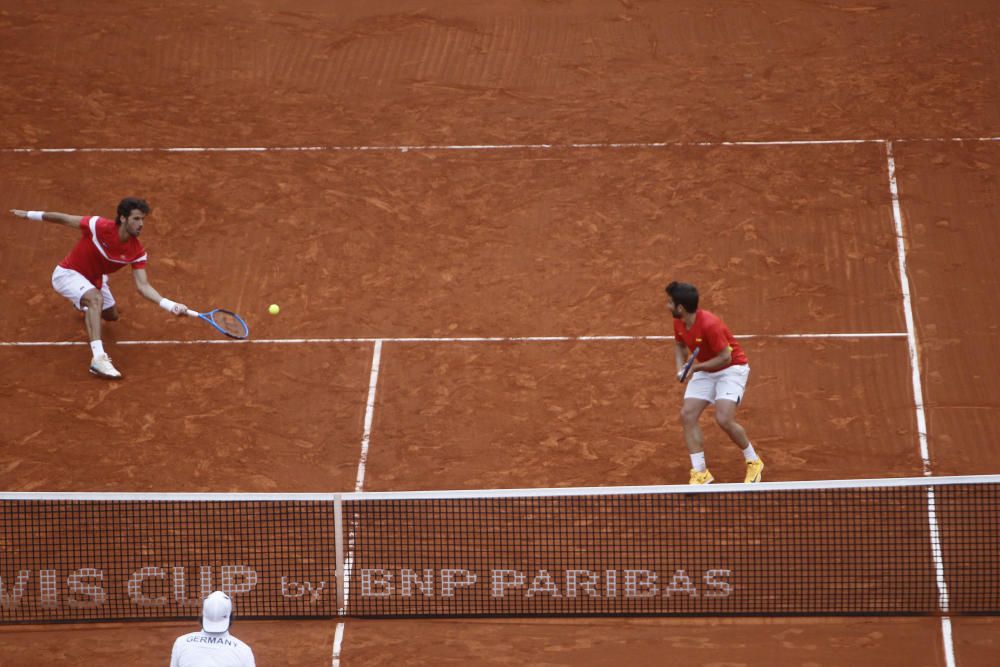 Partido de dobles España-Alemania