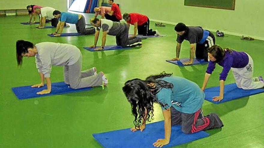 Sessió de Pilates en una edició del programa adreçat als aturats