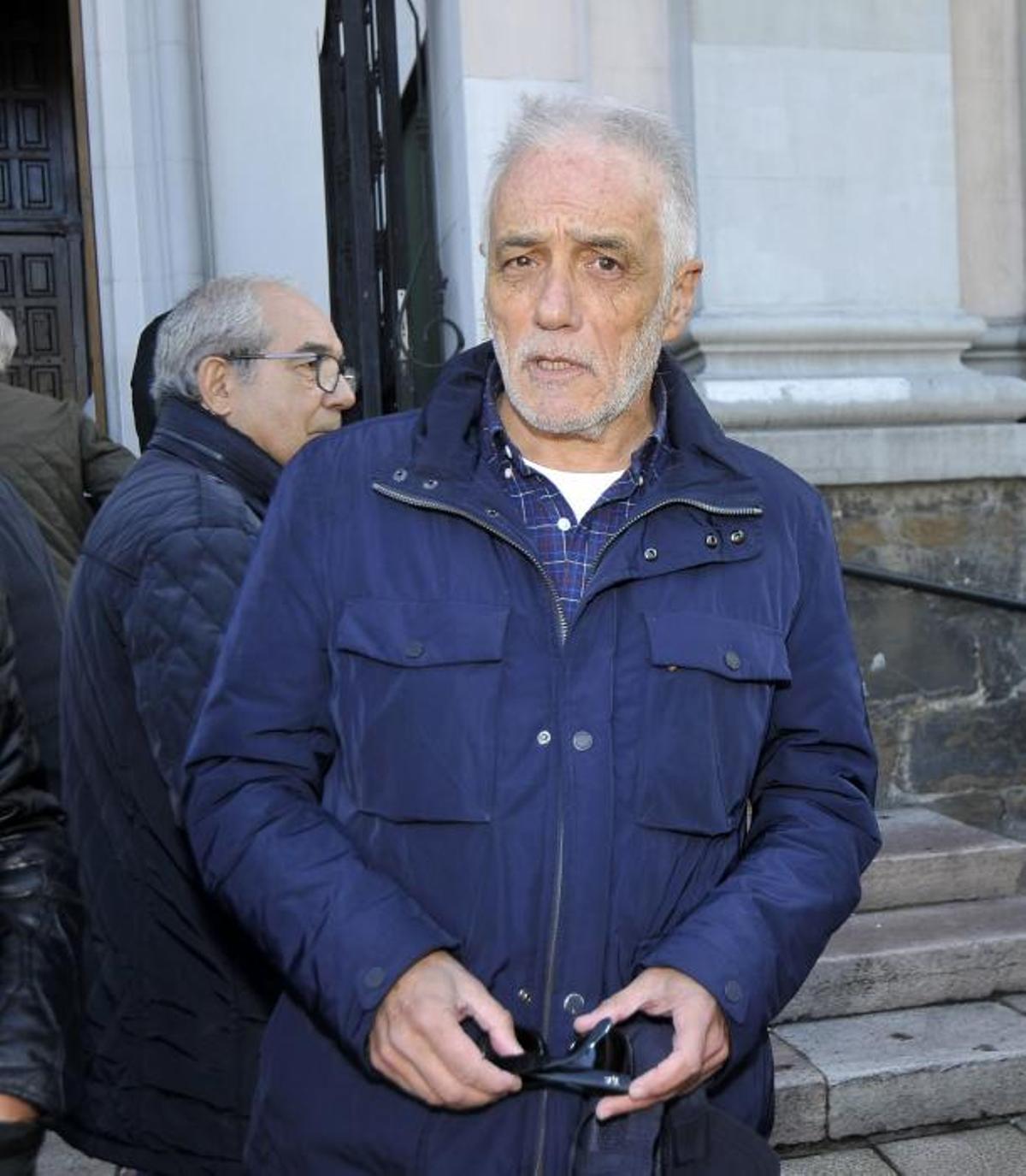 Funeral de Nicanor López Burgos en Mieres