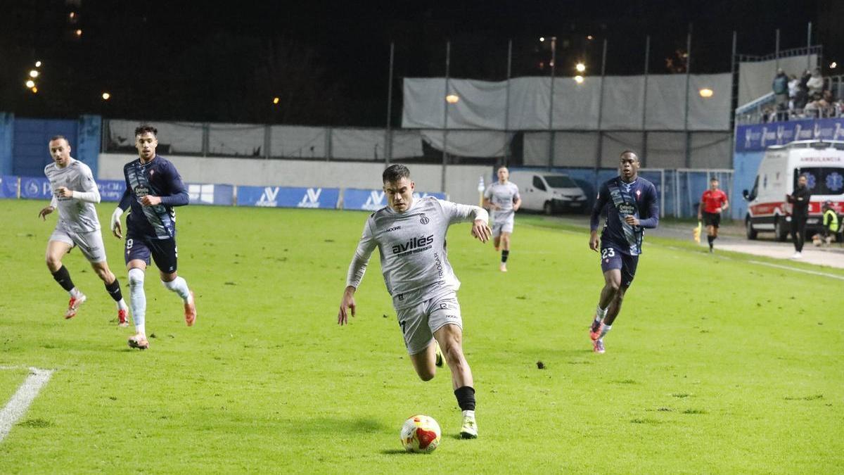 Raúl Rubio, en el partido ante el Celta Fortuna