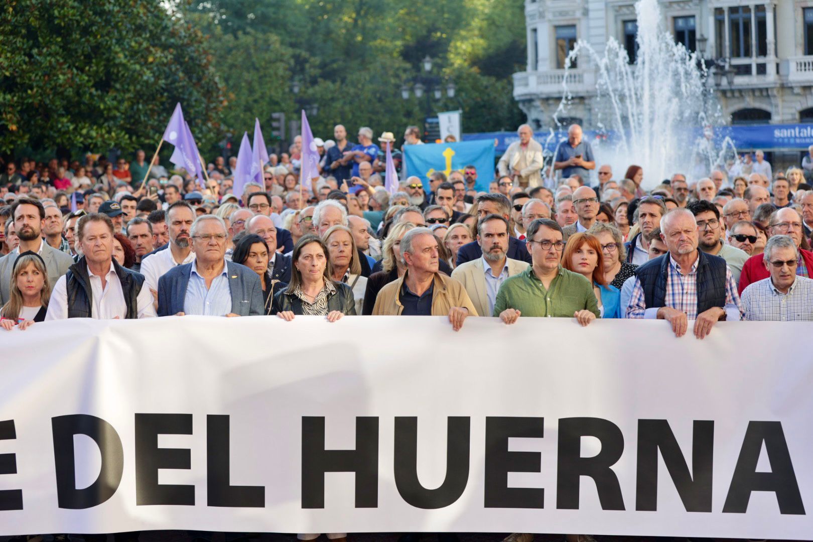 EN IMÁGENES: así fue la gran movilización contra el peaje del Huerna en Asturias