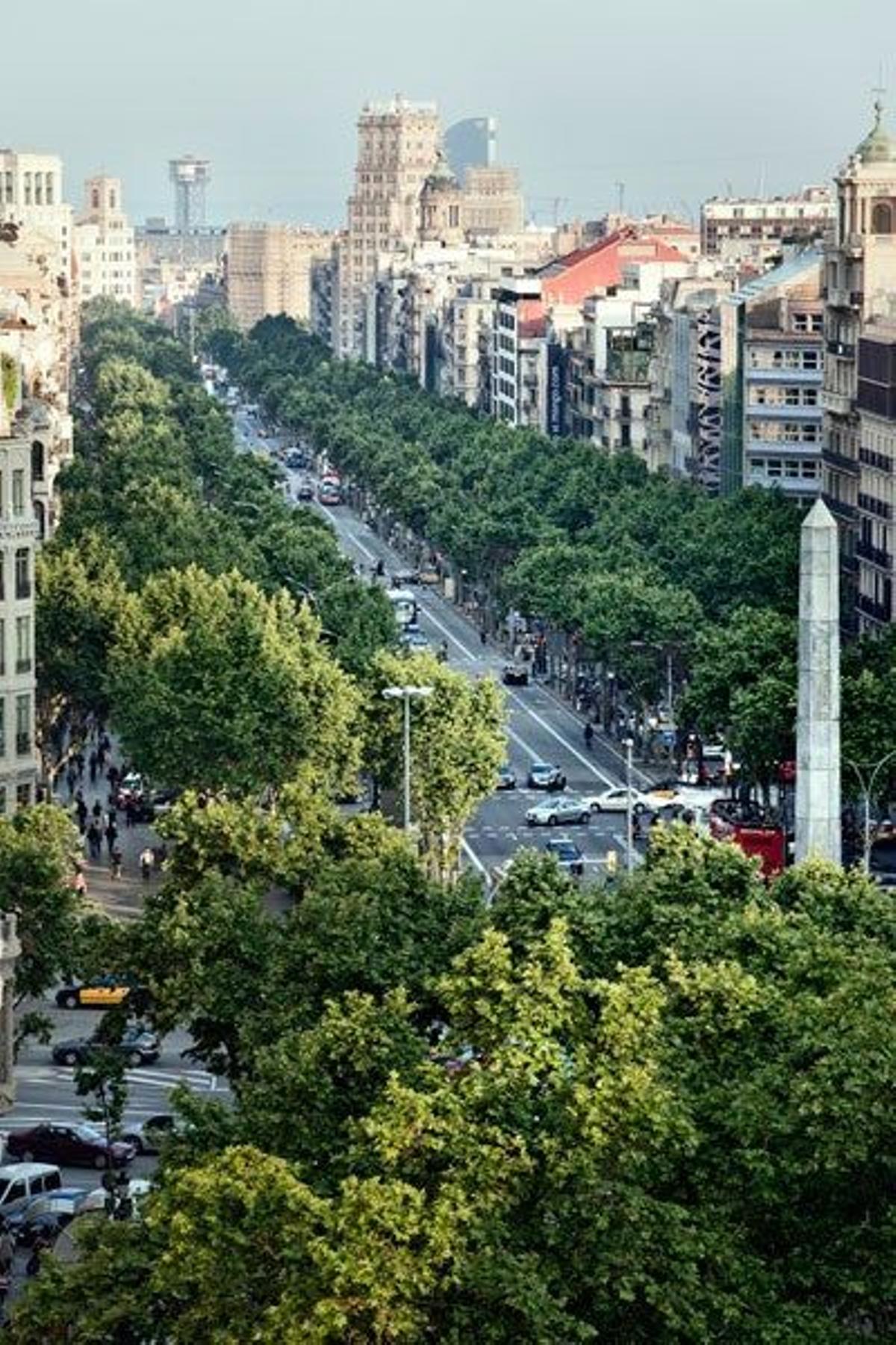 El Paseo de Gracia es una de las arterias principales de Barcelona.