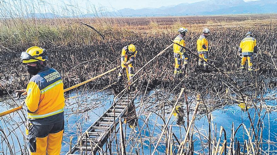 Incendio de s&#039;Albufera