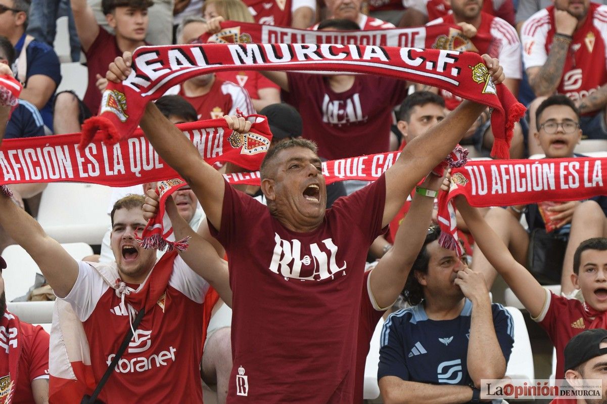 Así fue el encuentro del play off del Real Murcia y el Nástic en la lucha por el ascenso