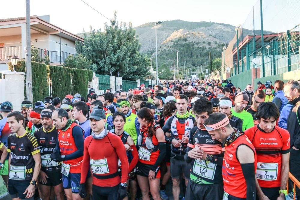 Más de 300 corredores participaron en el I Trail de la Sierra de Orihuela