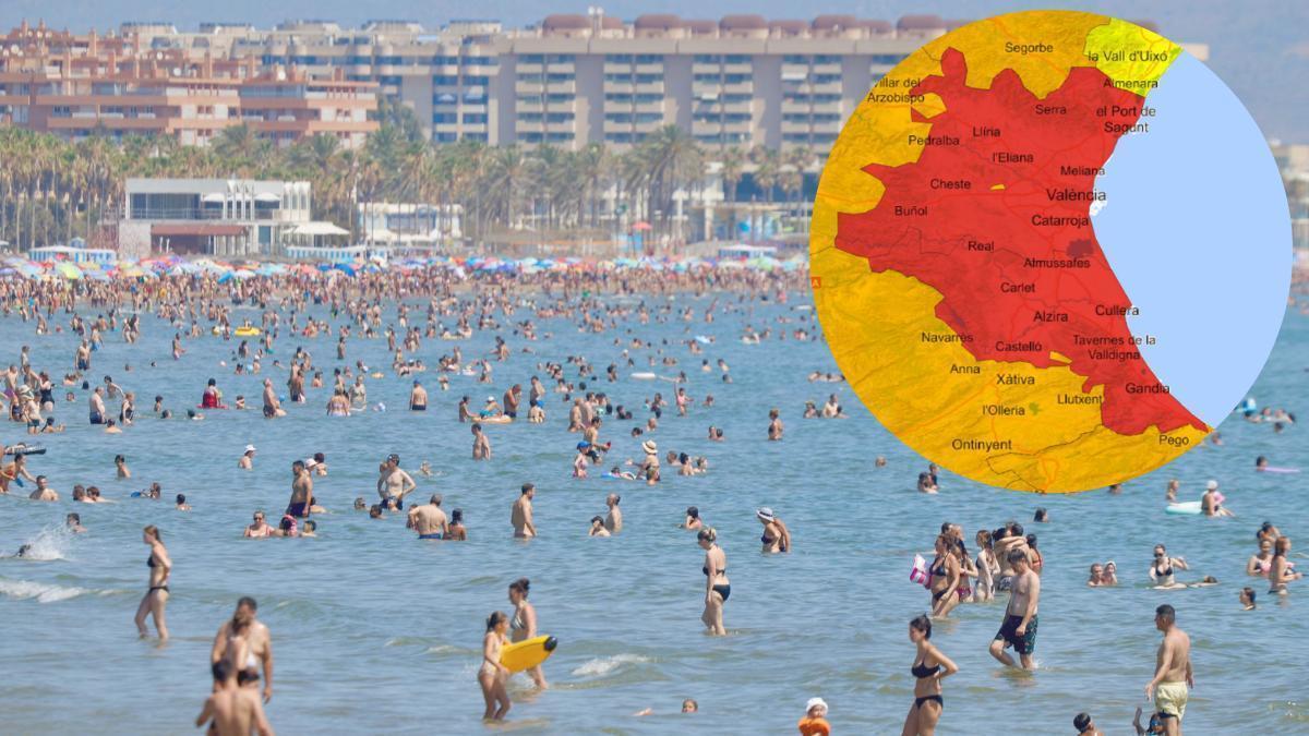 Aviso rojo en la Comunitat Valenciana