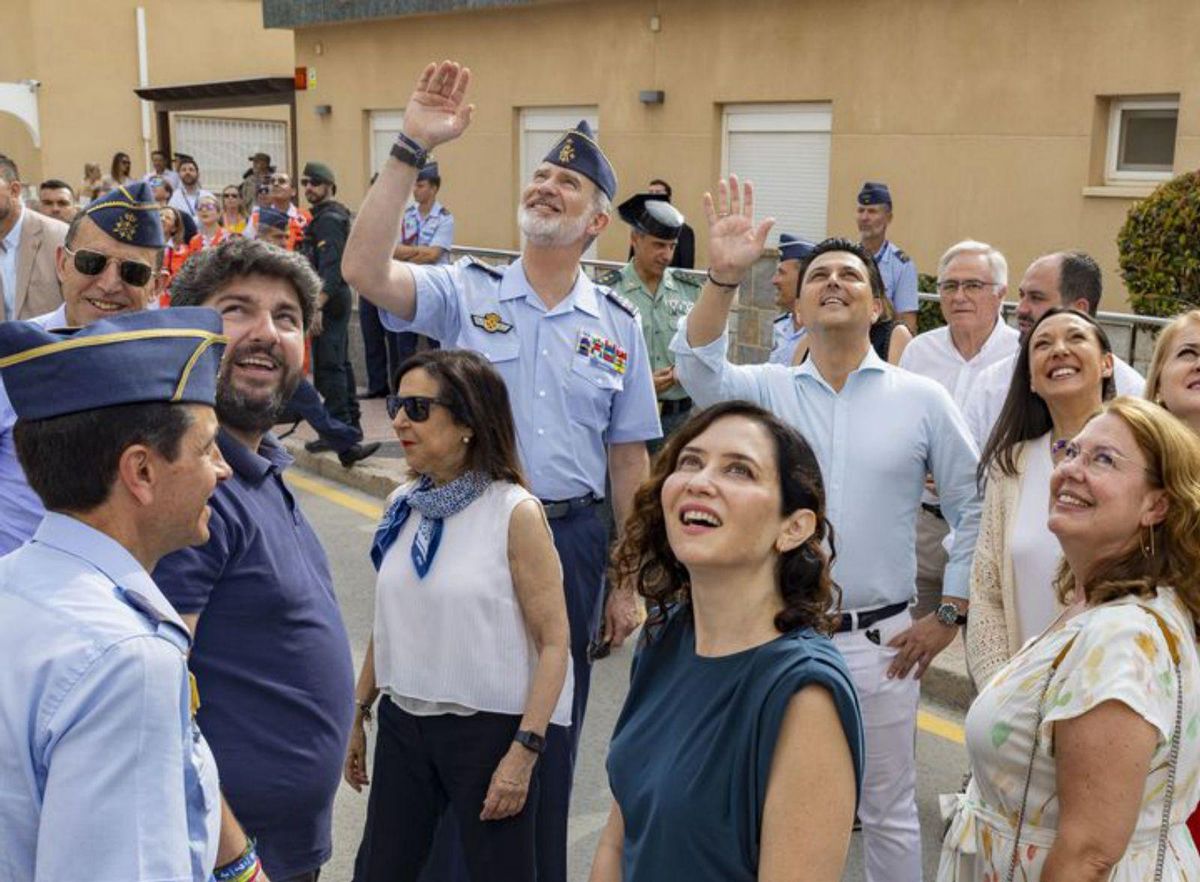 La última acrobacia de la Patrulla Águila