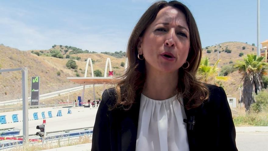 Patricia Navarro pide la eliminación del peaje en la AP-7 de la Costa del Sol