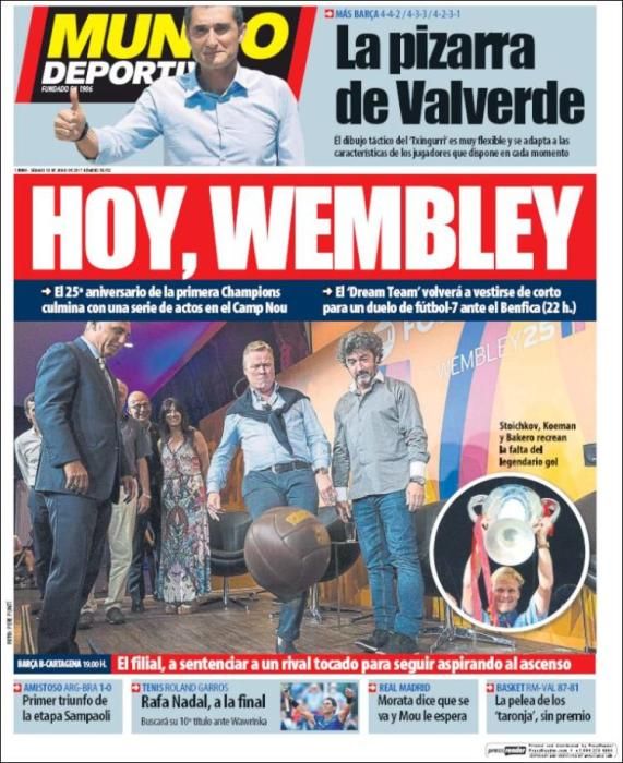 Portadas diarios deportivos sábado 10 de junio