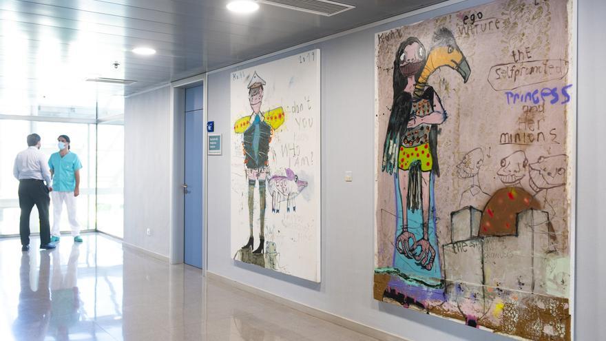 El Hospital Quirónsalud Palmaplanas se llena de luz, color, fotografías, collages y dibujos
