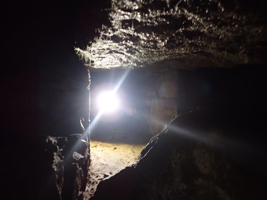 Un túnel en el centro de Vigo: la galería del castillo de San Sebastián