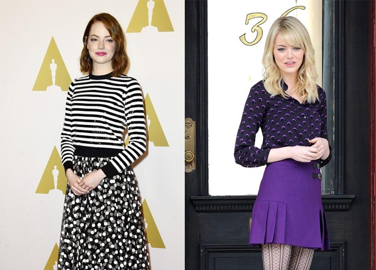 Tendencia rubio platino: Emma Stone