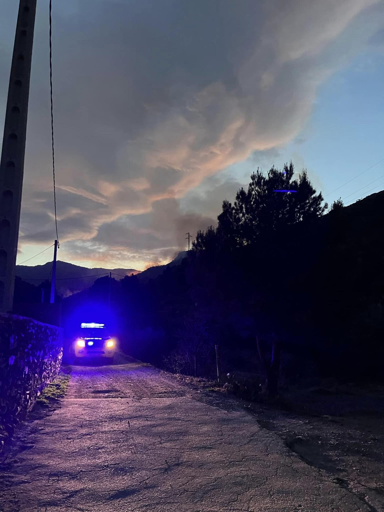 L'incendi que ha cremat a Portbou els dies 16 i 17 d'abril