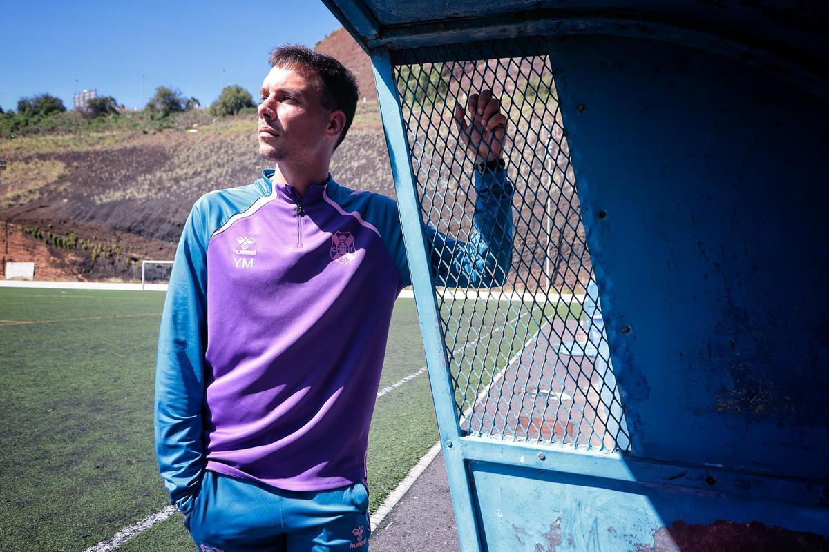 Yerai Martín, en las instalaciones de El Mundialito.