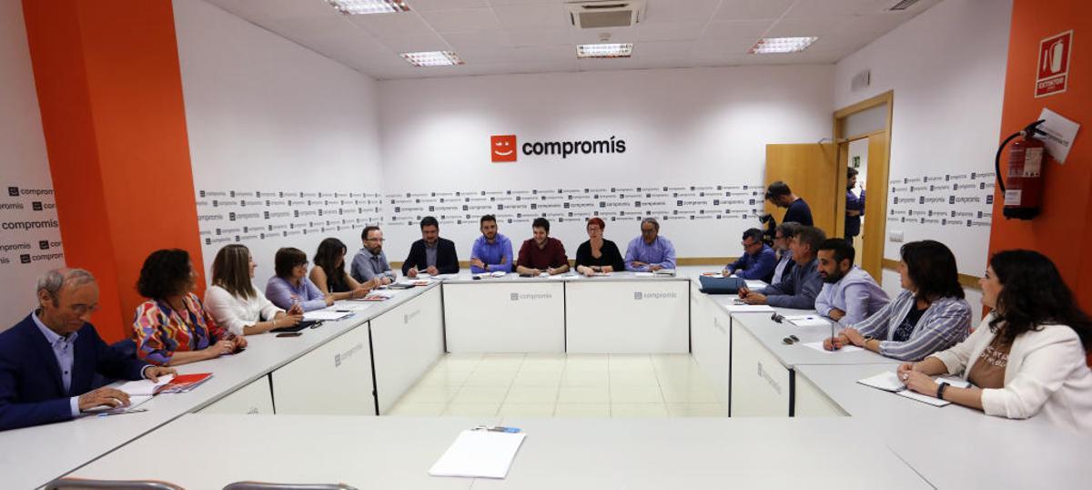 Reunión de esta tarde de la comisión negociadora del futuro Consell