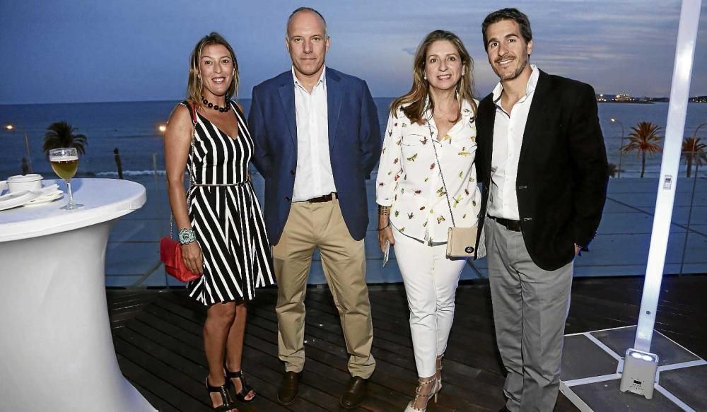 María Navalón, Christian Bosch de AICO, Alicia Polo de Lux Golf  y Alejandro Palomino.