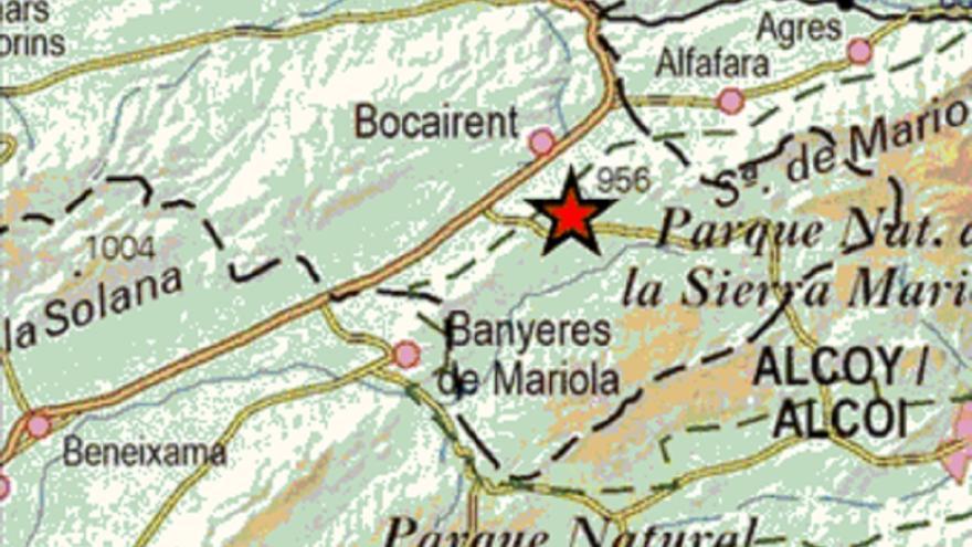 Bocairent registra un terremoto de 1,5 grados