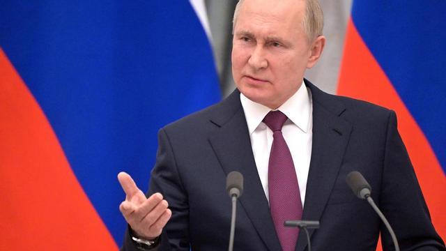 El presidente ruso Vladimir Putin, durante una reciente conferencia de prensa.