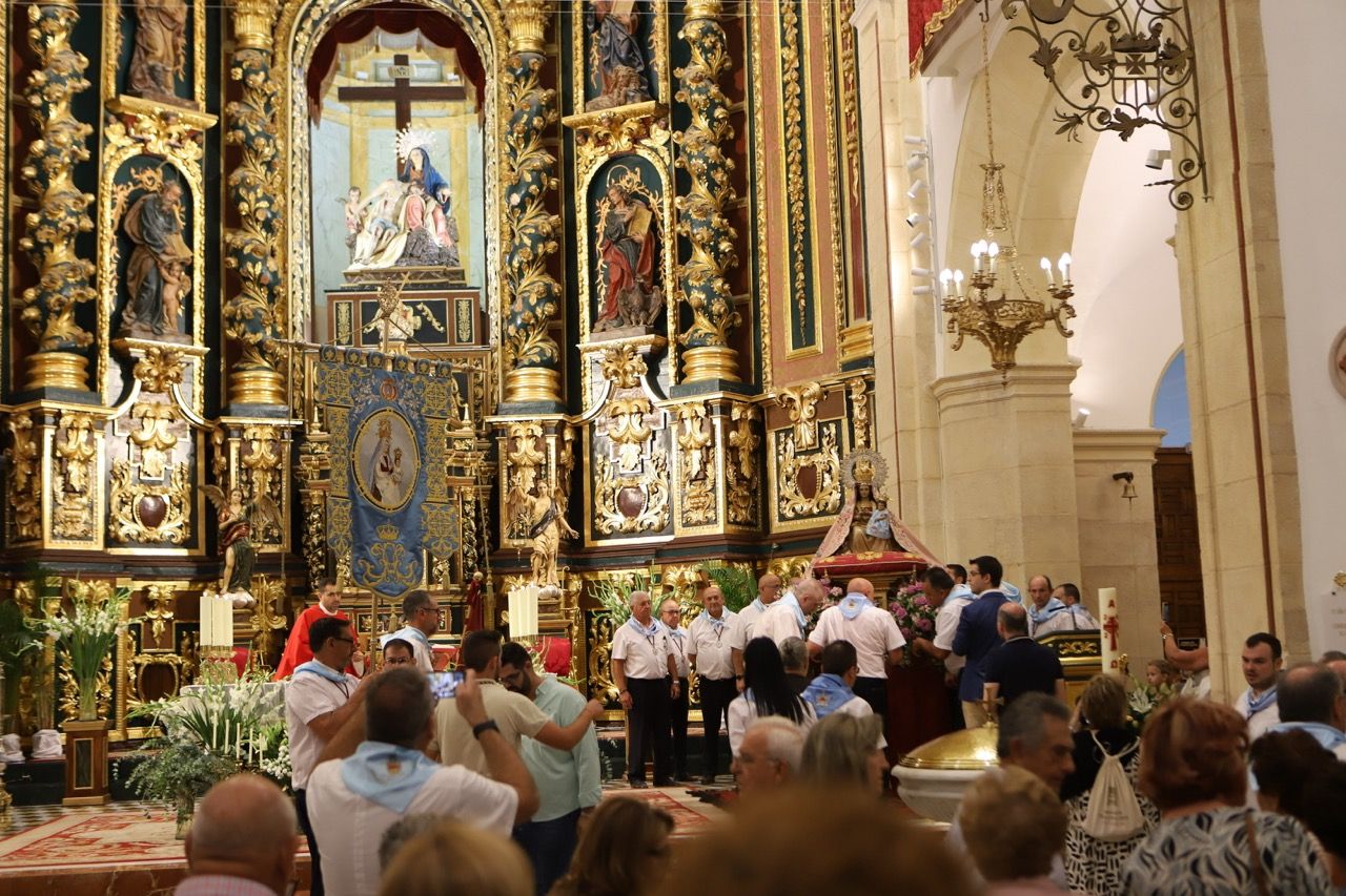El regreso de la Virgen de las Huertas a Lorca por Feria, en imágenes