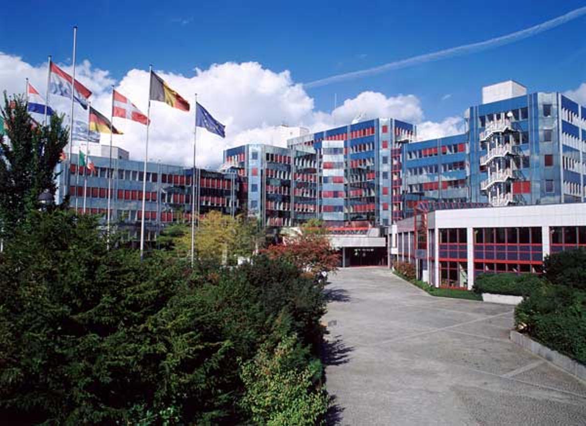 Centro Europeo en el distrito de Kirchberg en la ciudad de Luxemburgo