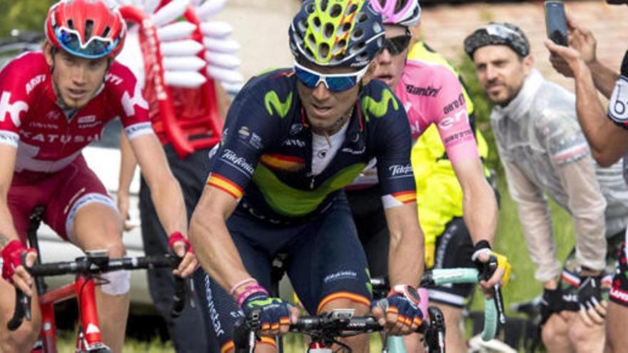 Alejandro Valverde ha sumado su primera victoria en el Giro