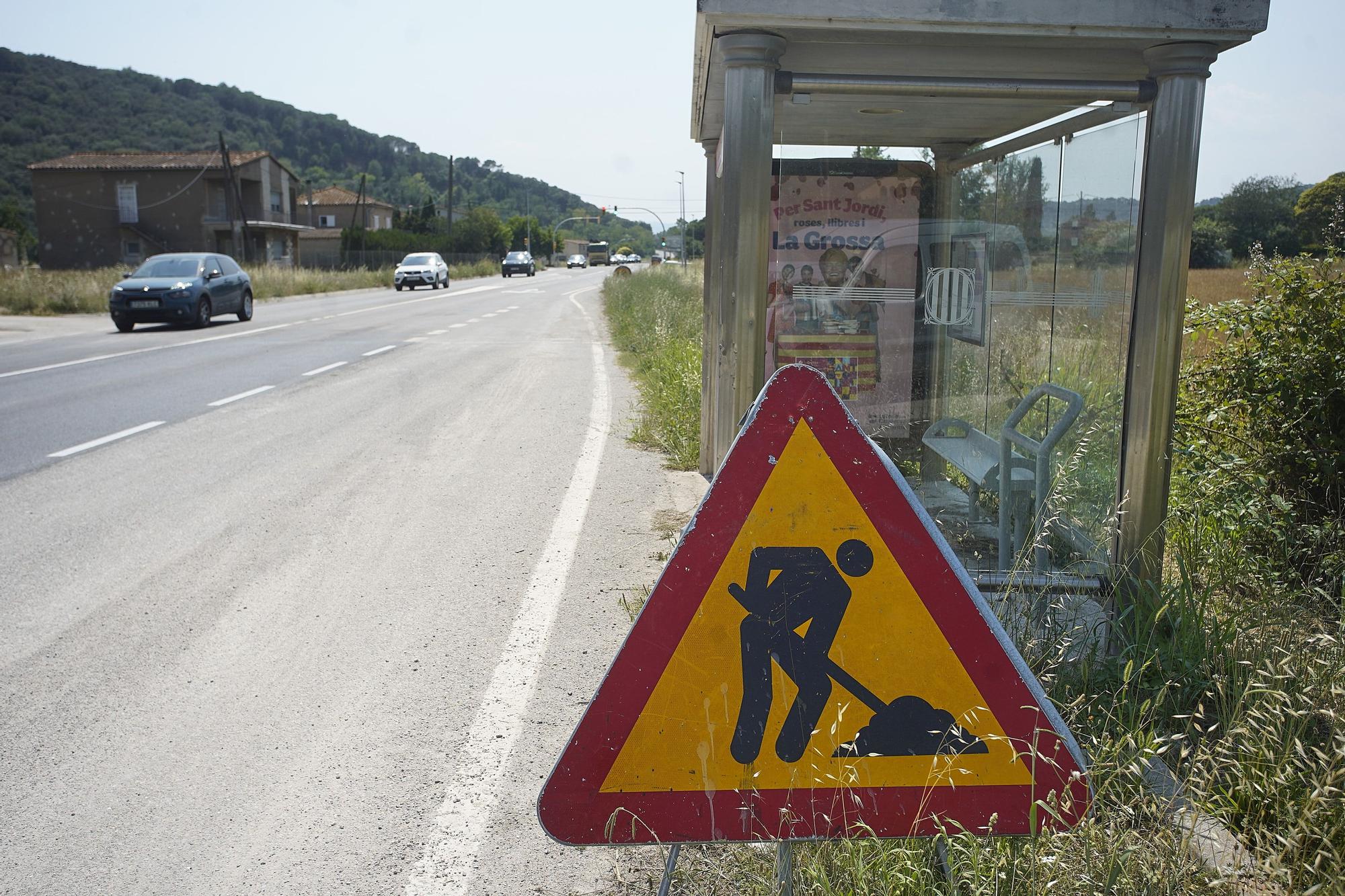Obres de millora de carretera C-255 que connecta Pont Major, Campdorà i Sarrià de Ter