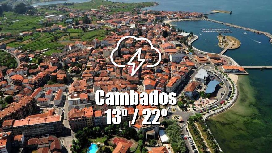 El tiempo en Cambados: previsión meteorológica para hoy, domingo 25 de mayo