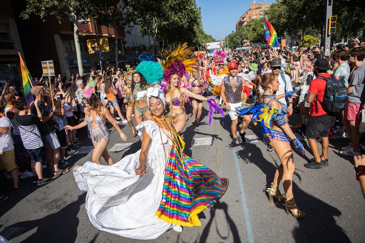 Manifestación del Día del Orgullo en Barcelona