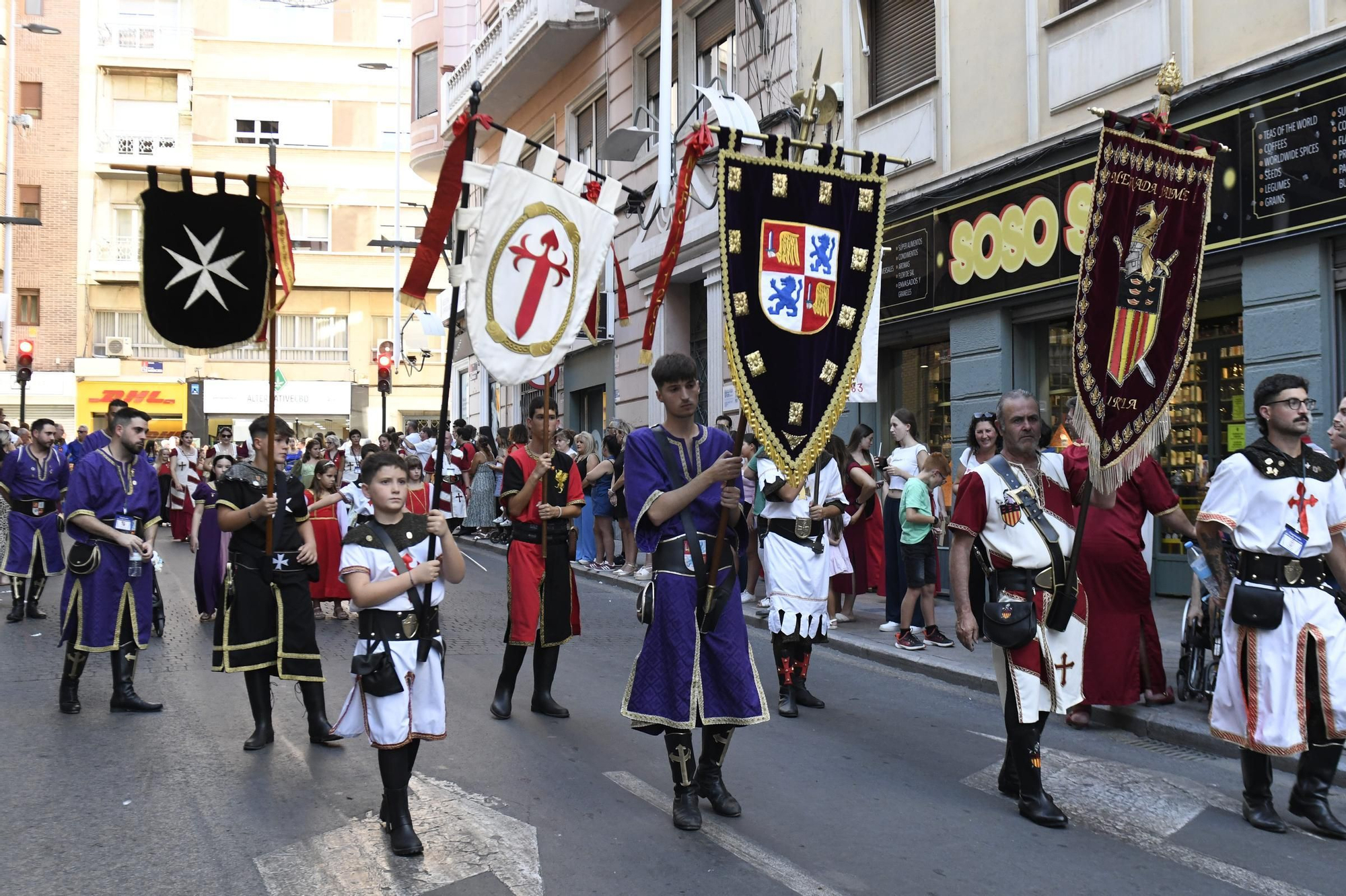 Fesfile infantil de las Fiestas de Moros y Cristianos de Murcia