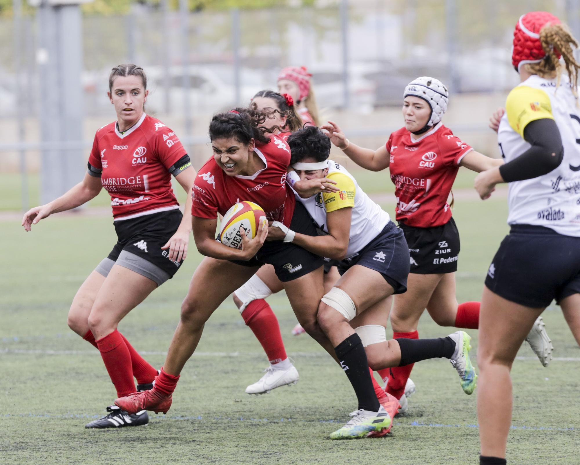 Victoria del Rugby Turia ante CAU Valencia en División de Honor B femenina  de rugby - Superdeporte