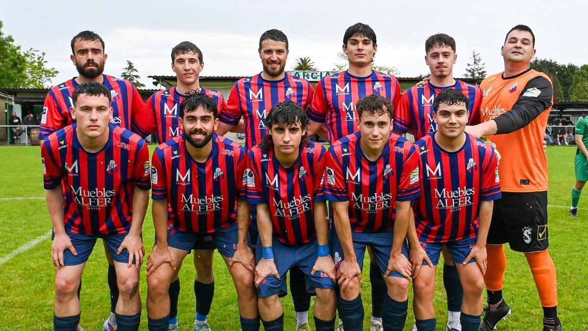 El once del Andés, ayer.