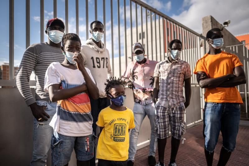 Concentración de inmigrantes en Santa Cruz de Tenerife