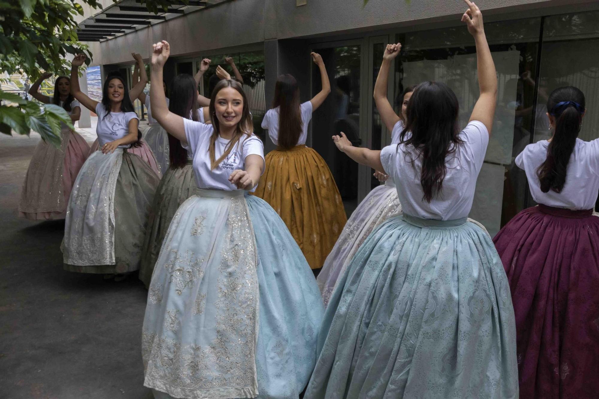 Así ha sido el ensayo de la "dansà" de Berta y la corte mayor