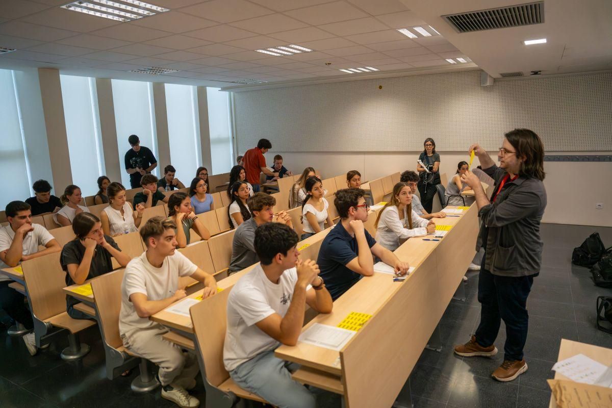 Primer exámen de las PAU en la Facultat de Dret de la UB