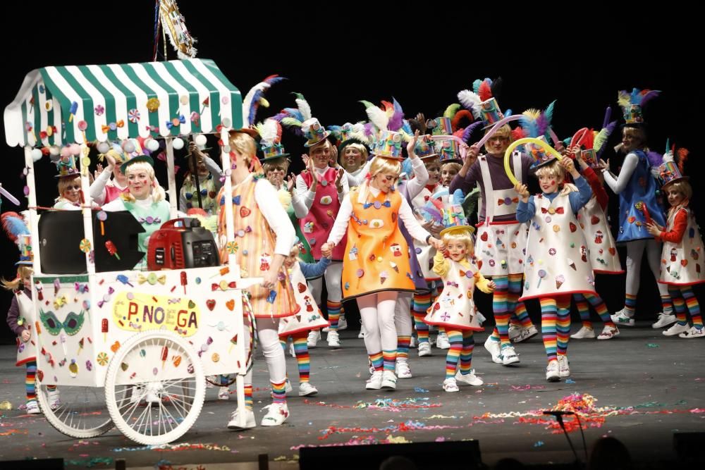 Desfile infantil en el Carnaval de Gijón