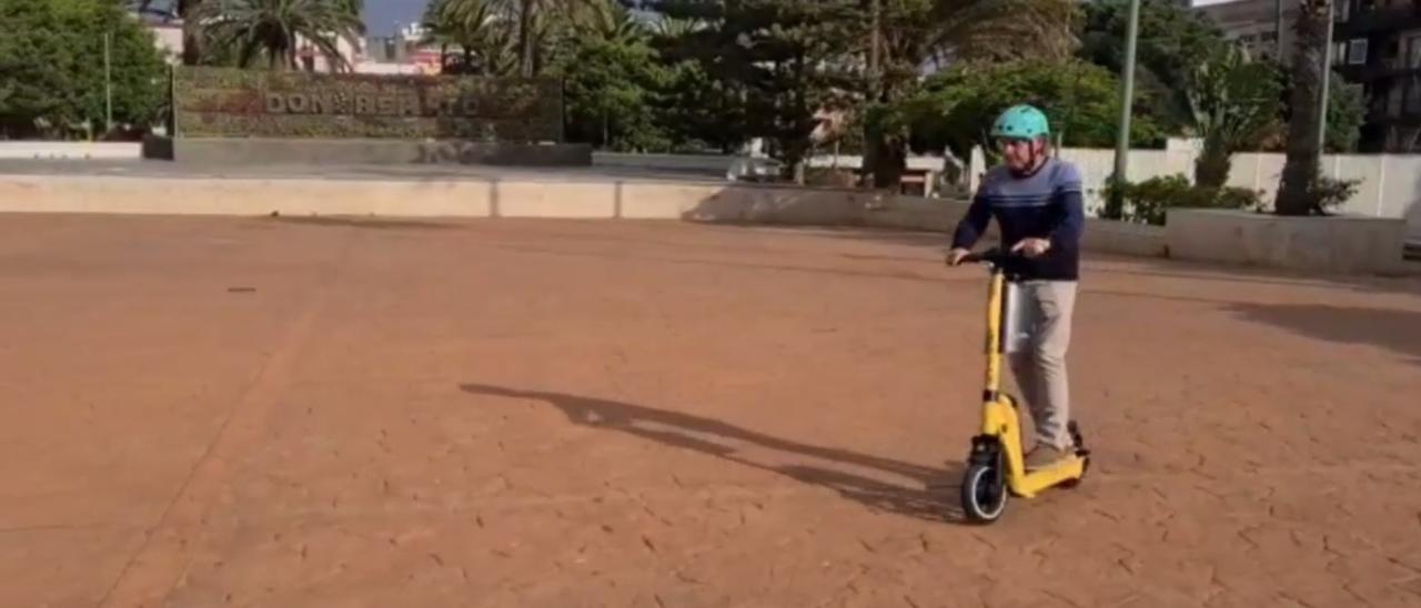 Presentación de Sítyneta, proyecto piloto del servicio público de patinetas