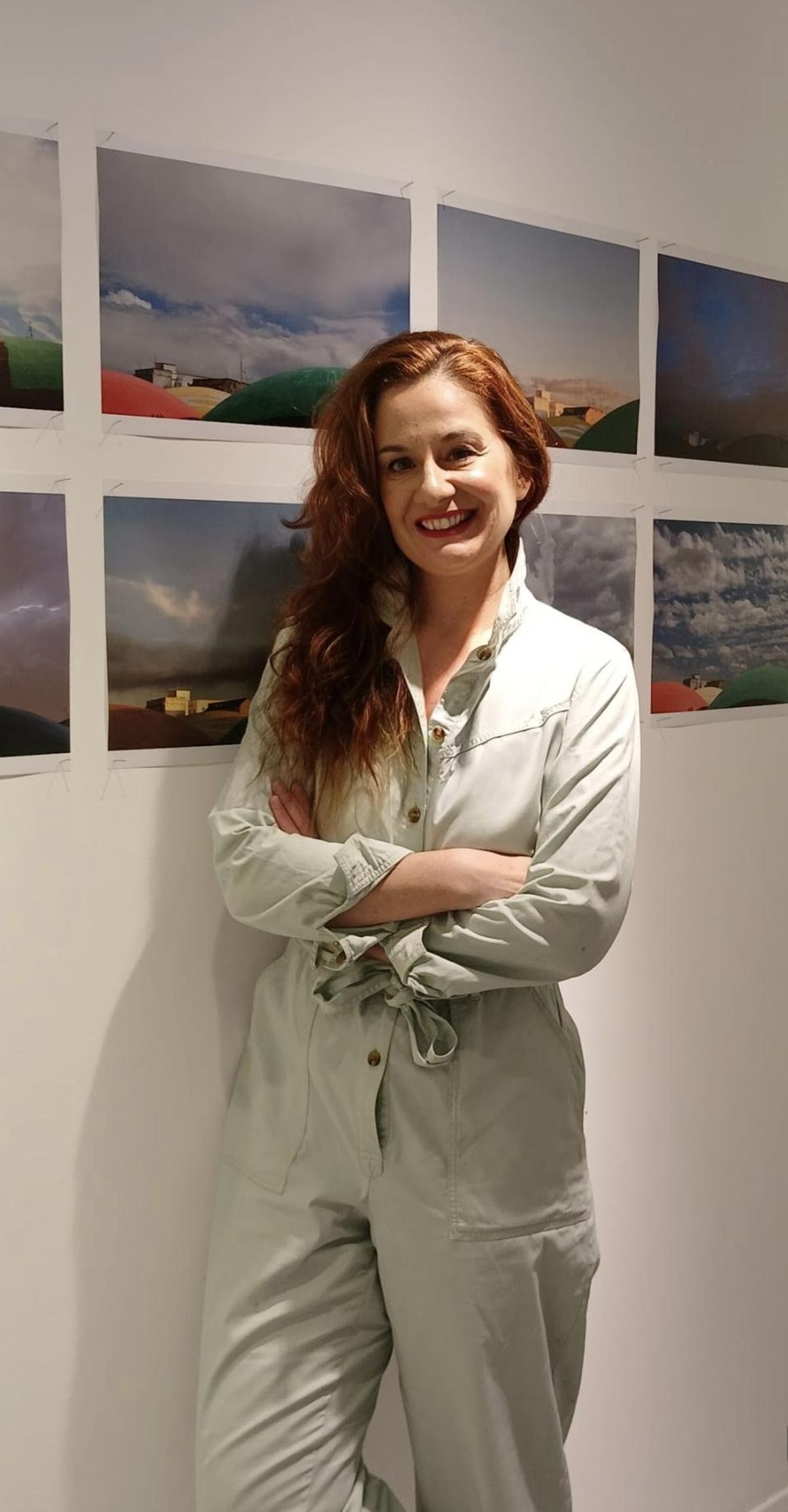 La comisaria Ana Melo, en la Galería Espacio Landaburu, en el centro de Madrid.