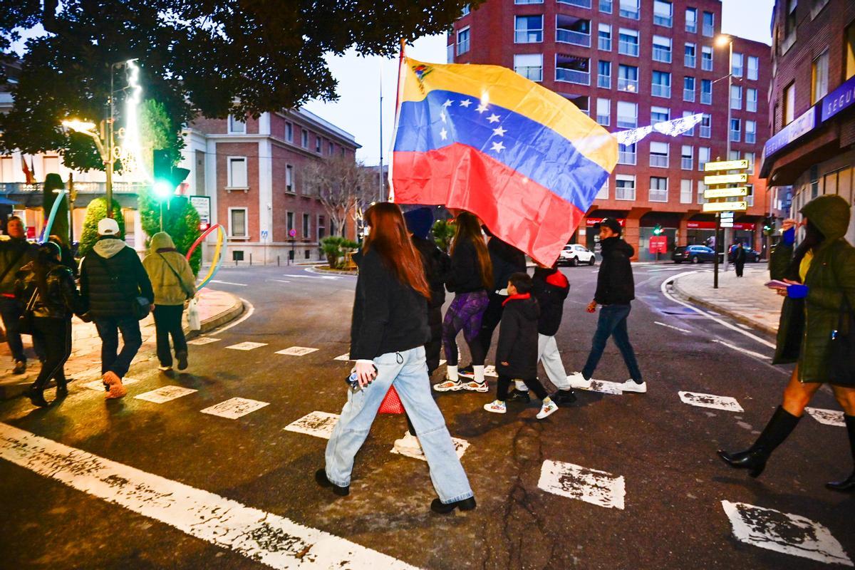 Concentración de venezolanos en Castellón