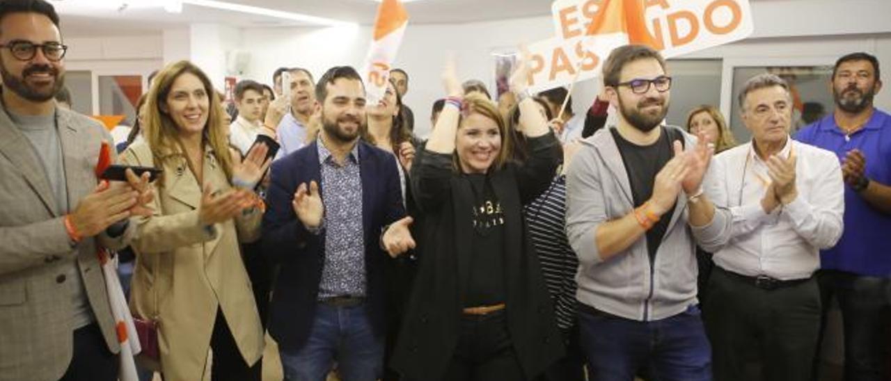 Ciudadanos celebra en Alicante el resultado electoral