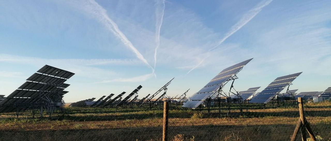 Una de las plantas de energía solar fotovoltaica que ya está operativa en el municipio de Toro. | M. J. C.