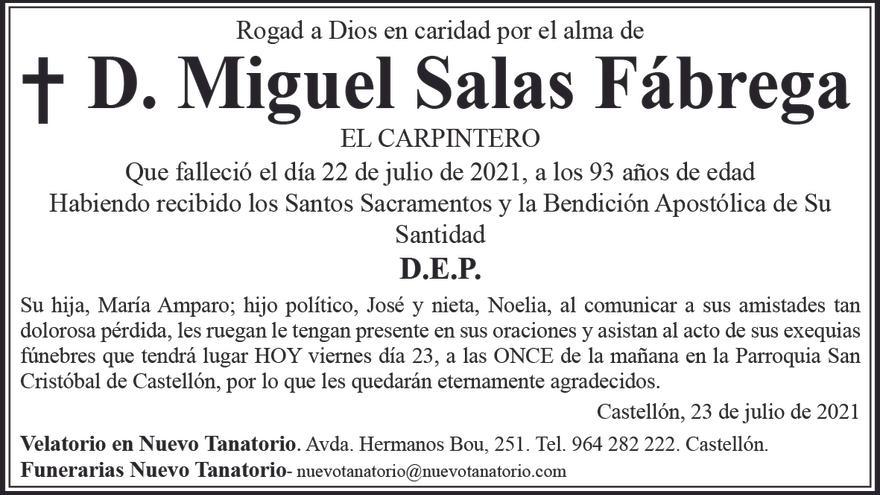 D. Miguel Salas Fábrega